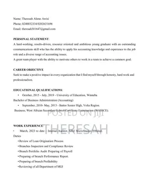 Content and Front Desk Assistant