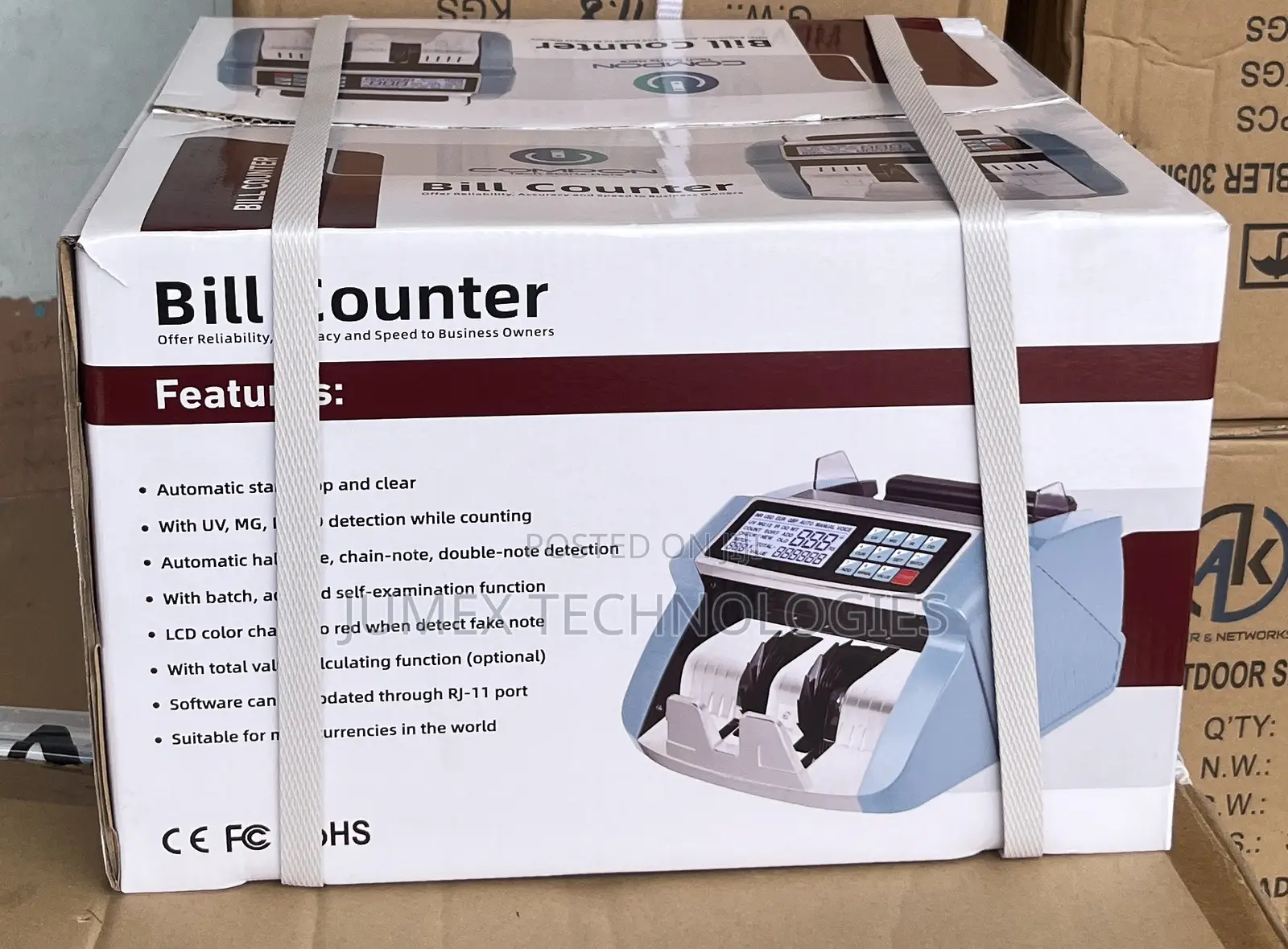 Bill Counter Compon Counting Machine 200 Bills