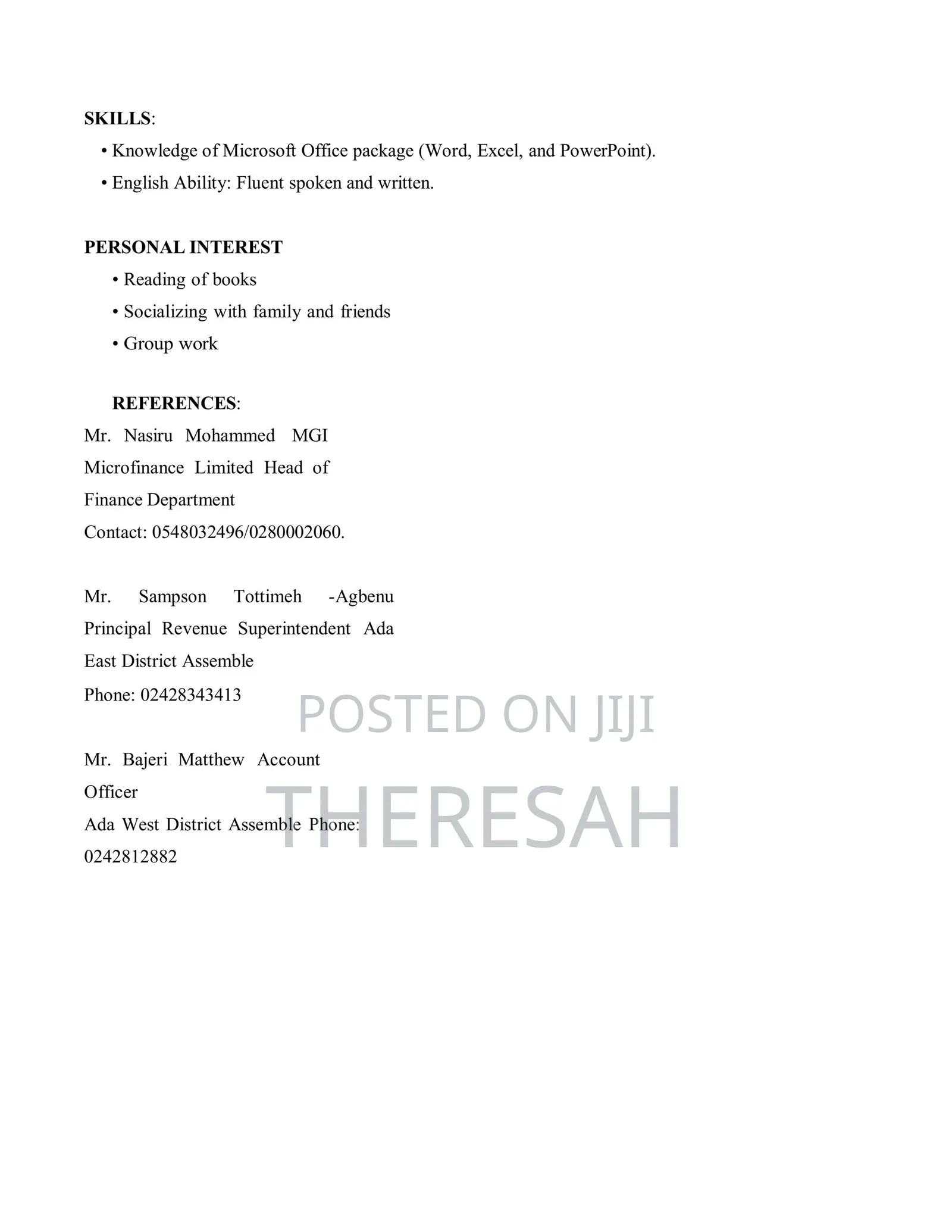 Content and Front Desk Assistant