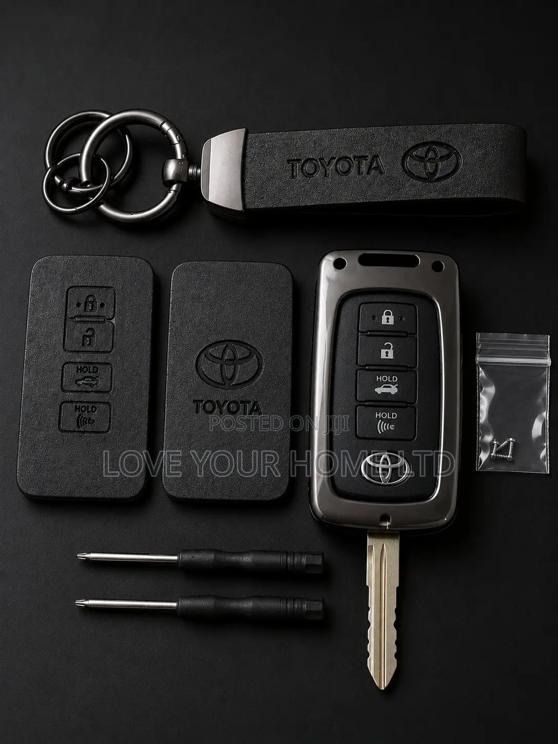 Toyota Smart Key Cover Case 4 Button TPU Protective Shell