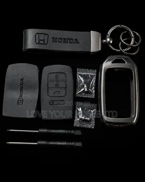 Honda 4-Button Smart Key Replacement Shell Kit With TPU Frame