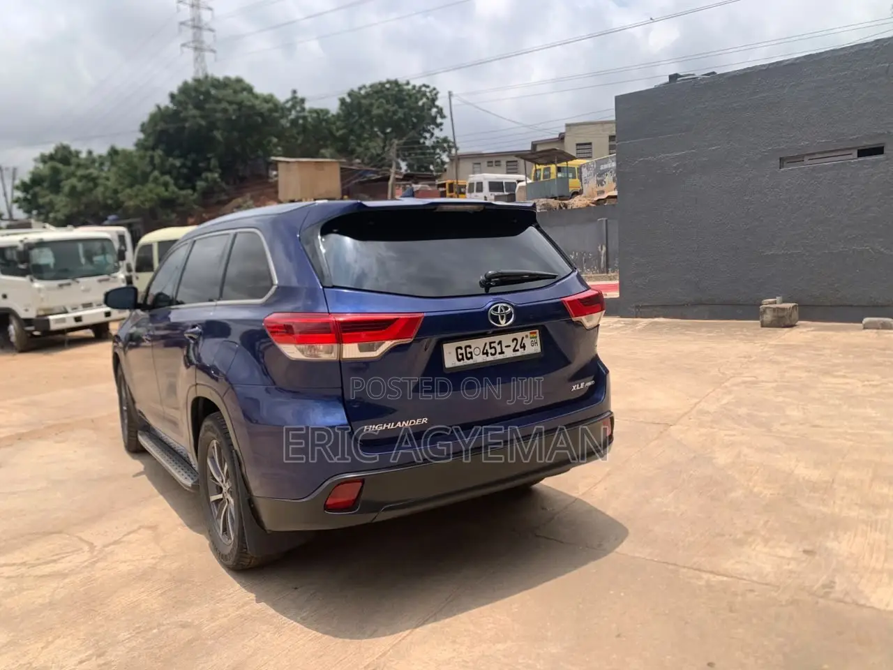 Toyota Highlander 2017 Blue