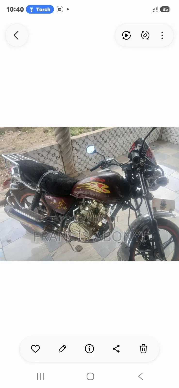 Haojue HJ125-8K 2025 Red