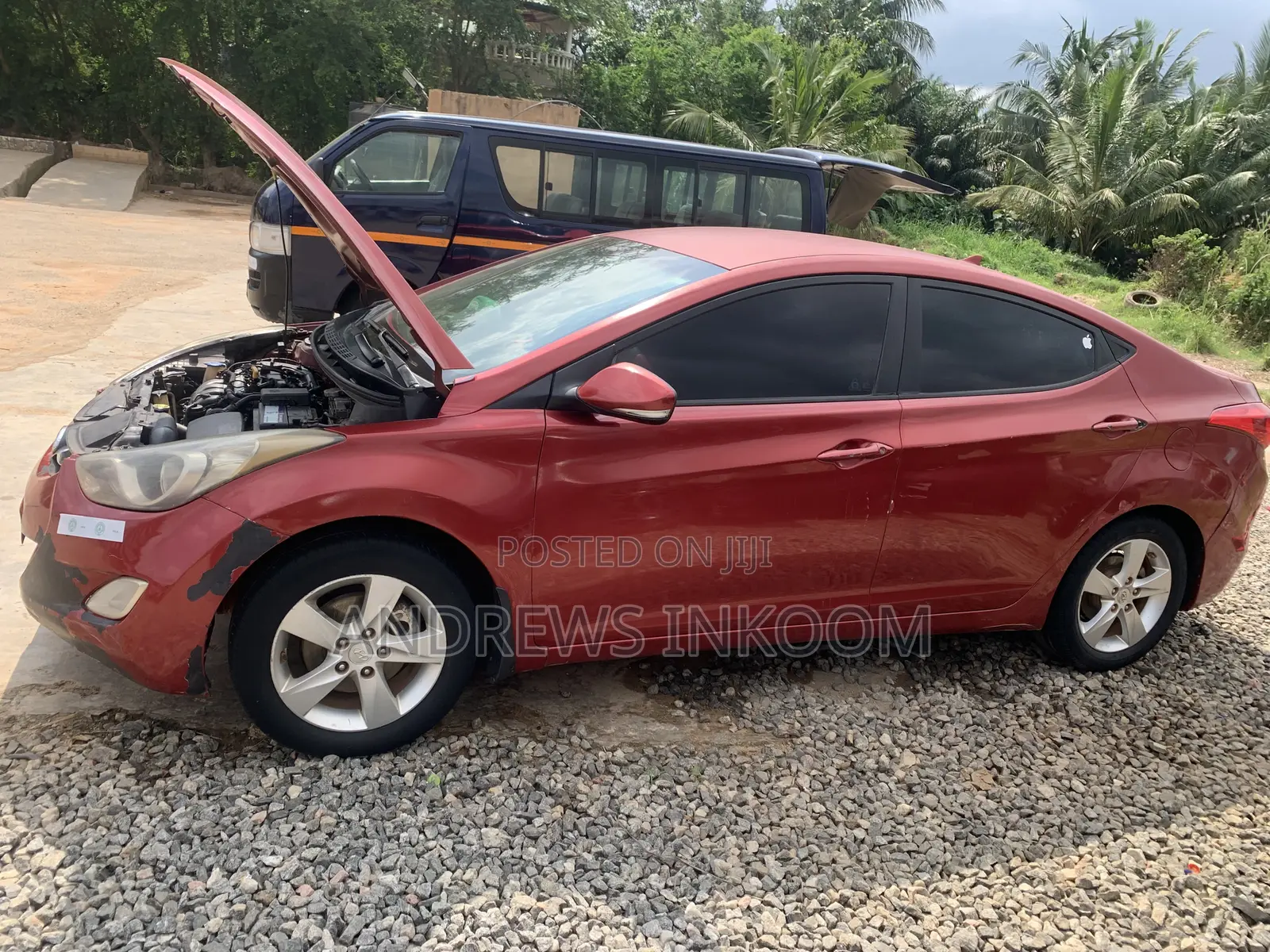 Hyundai Elantra GLS Automatic 2012 Red