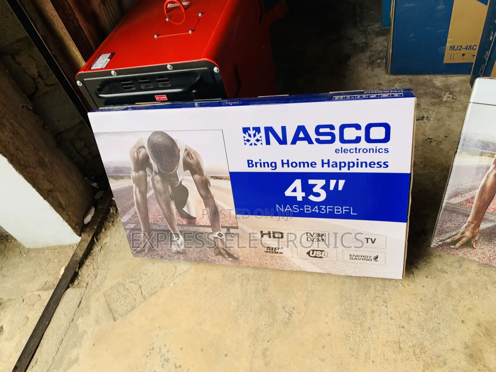 Hot  Deals Nasco 43" Digital Satellite LED TV - NAS-J43FB
