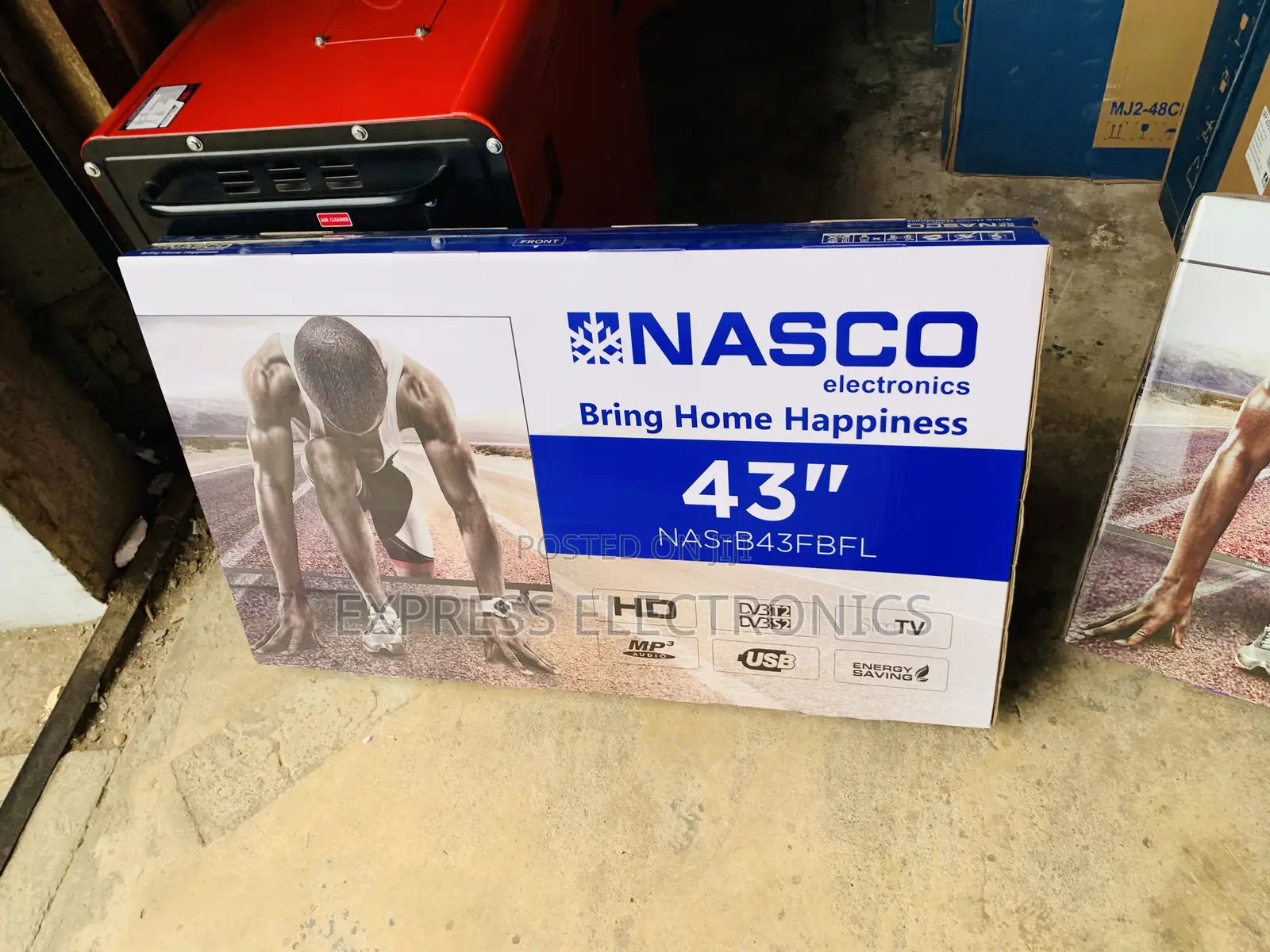 Ultra High Nasco 43" Digital Satellite LED TV - NAS-J43FB