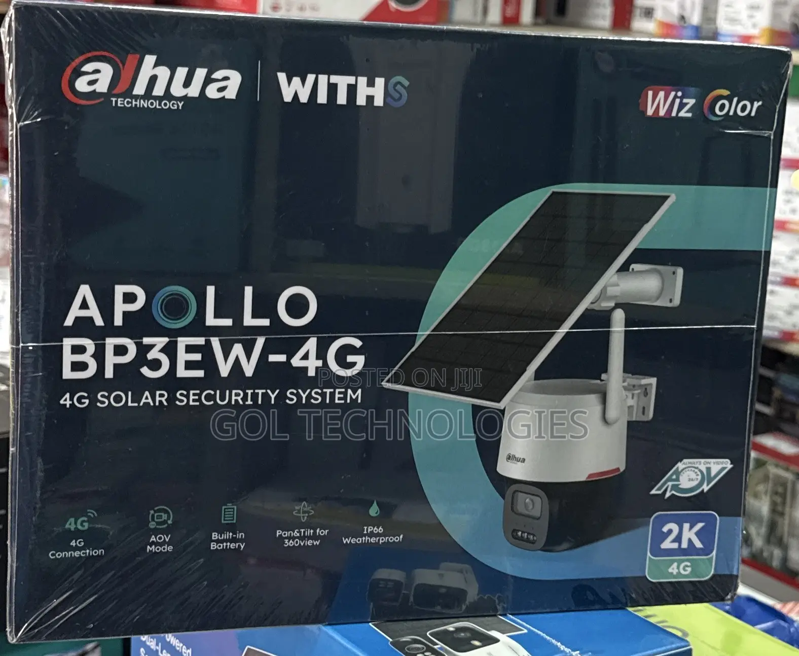 Dahua Apollo Bp3ew-4g Solar Security Camera