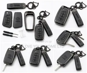 Toyota Smart Key Replacement Shell Kit With TPU Protective Cover,