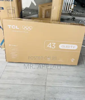 Super Authentic TCL 43” Qled Smart Screen TV(Dolby Audio)