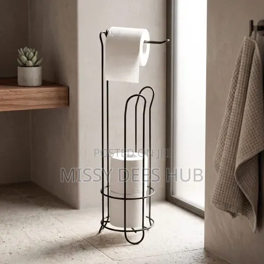 Freestanding Toilet Roll Stand