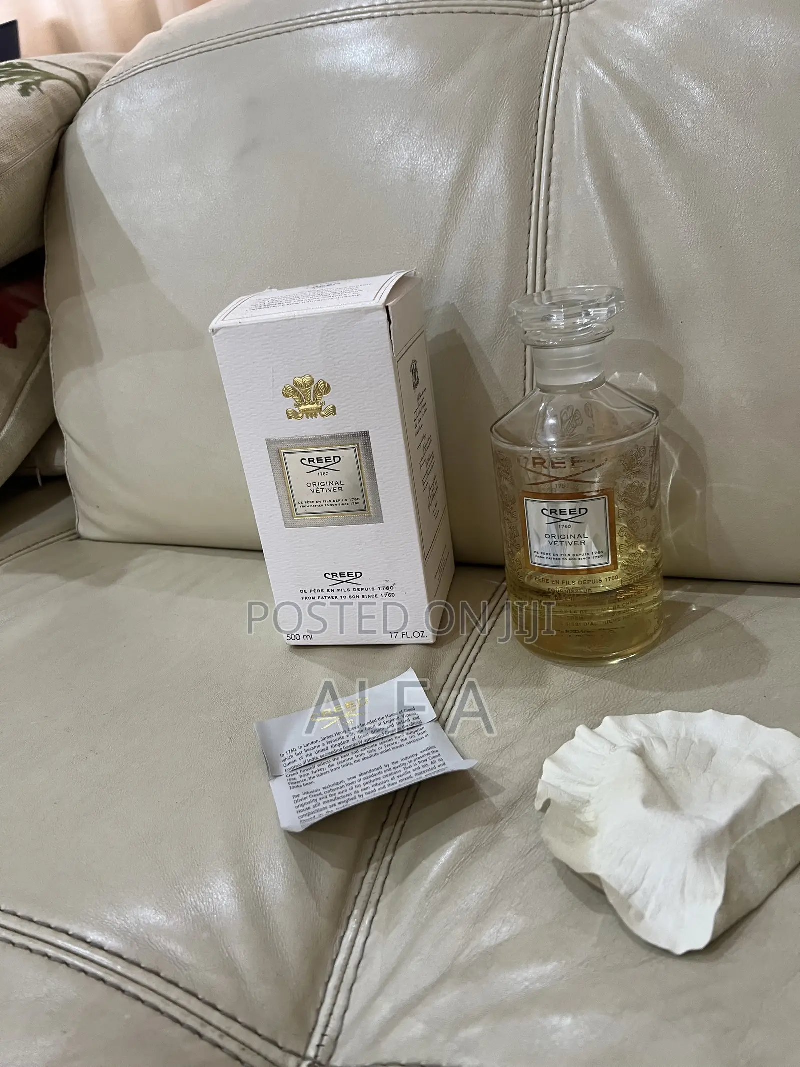  Genuine Creed Original Vétiver – 500ml Flacon