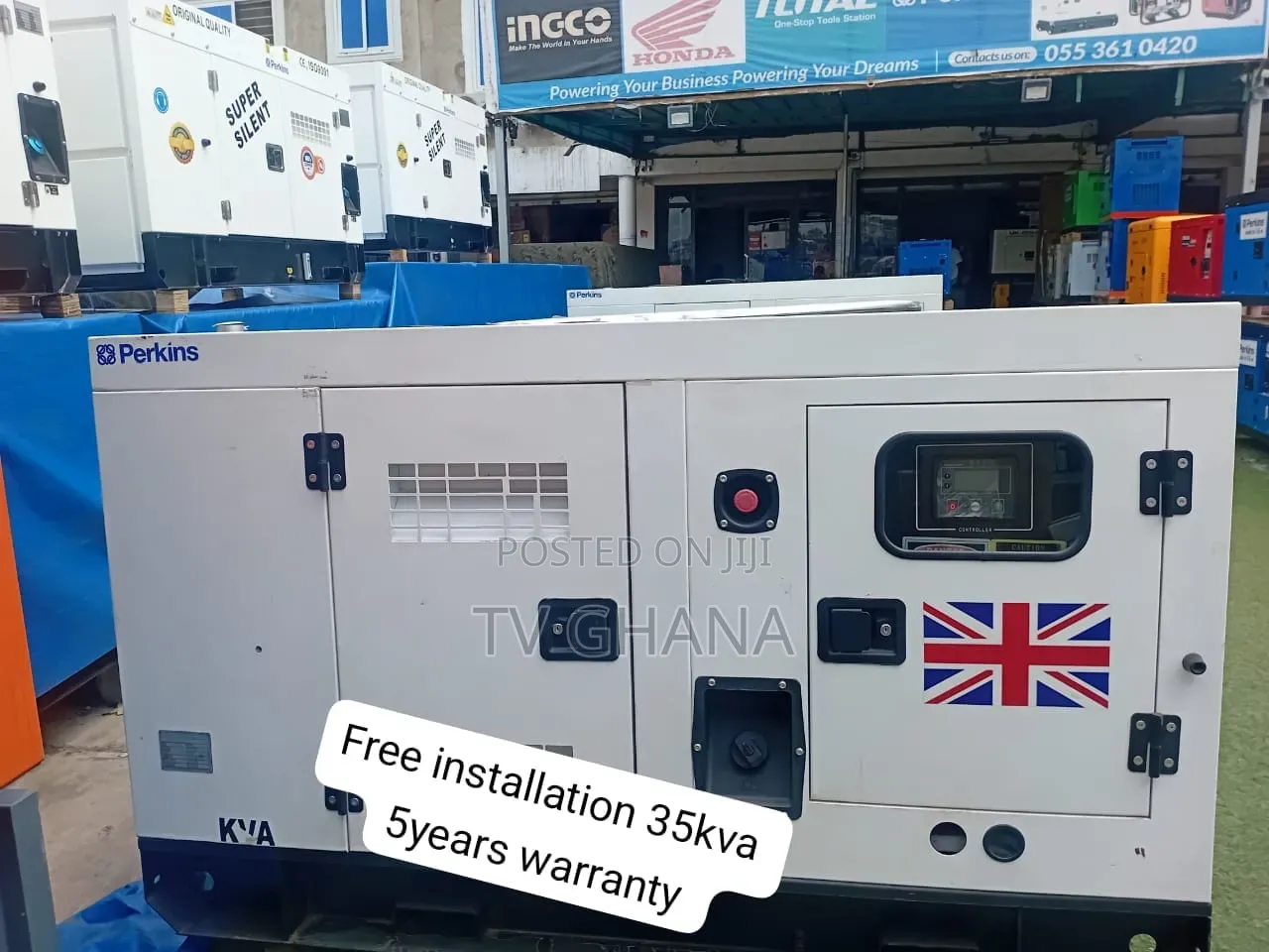 Industrial Perkins 35kVA Generator – Built for Heavy Duty35kva