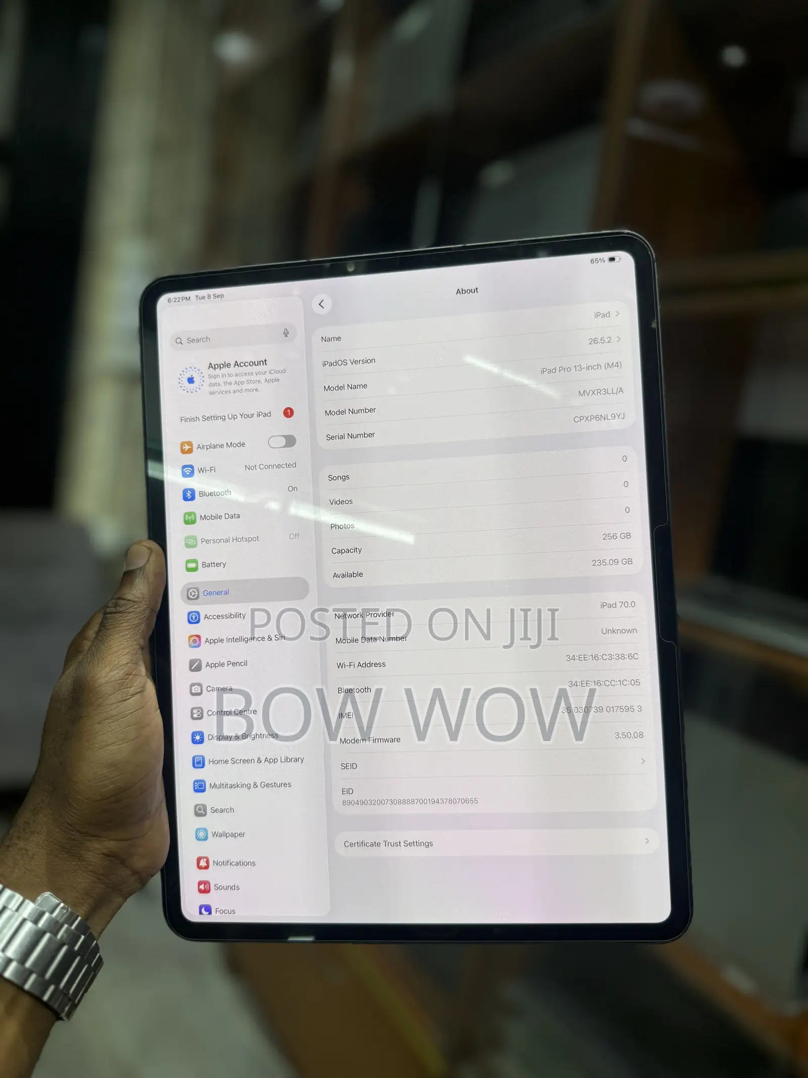 Apple iPad Pro 13 (2024) 256 GB Gray