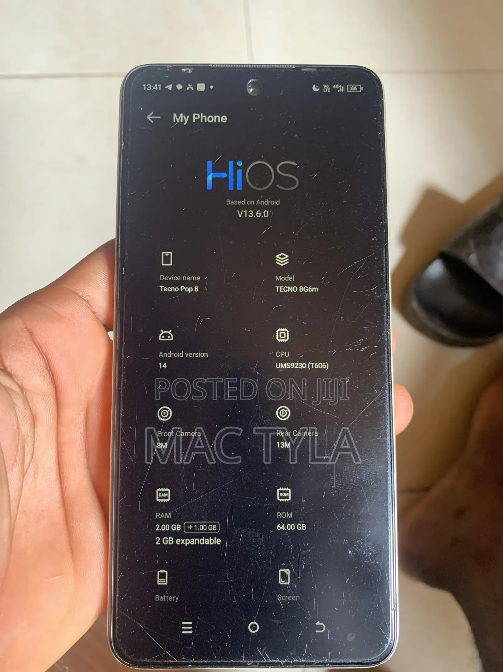 Tecno Pop 8 64 GB Green