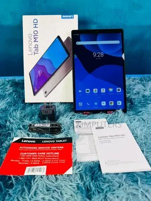 New Lenovo Smart Tab M10 HD LTE 128 GB Black