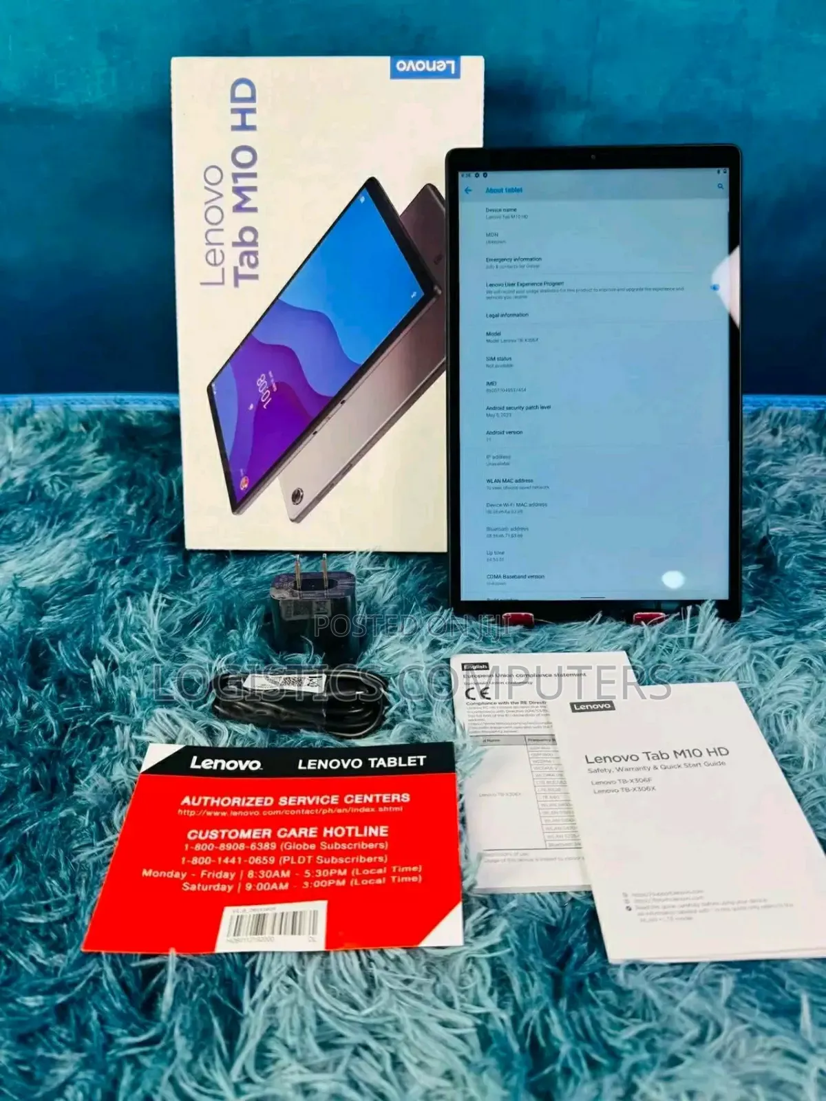 New Lenovo Smart Tab M10 HD LTE 128 GB Black