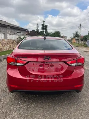 Hyundai Elantra Limited 4dr Sedan (1.8L 4cyl 6A) 2014 Red