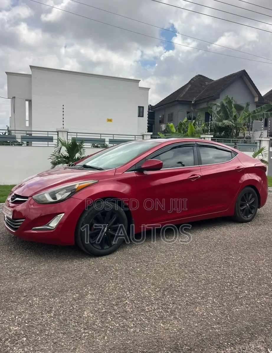 Hyundai Elantra Limited 4dr Sedan (1.8L 4cyl 6A) 2014 Red