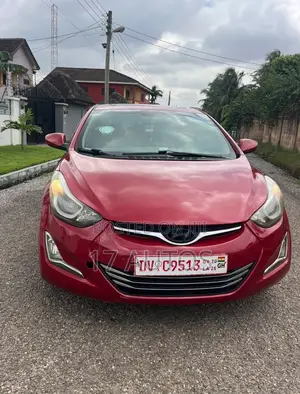Hyundai Elantra Limited 4dr Sedan (1.8L 4cyl 6A) 2014 Red