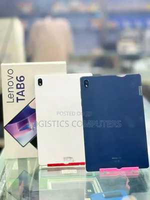New Lenovo Tab 6 128 GB White