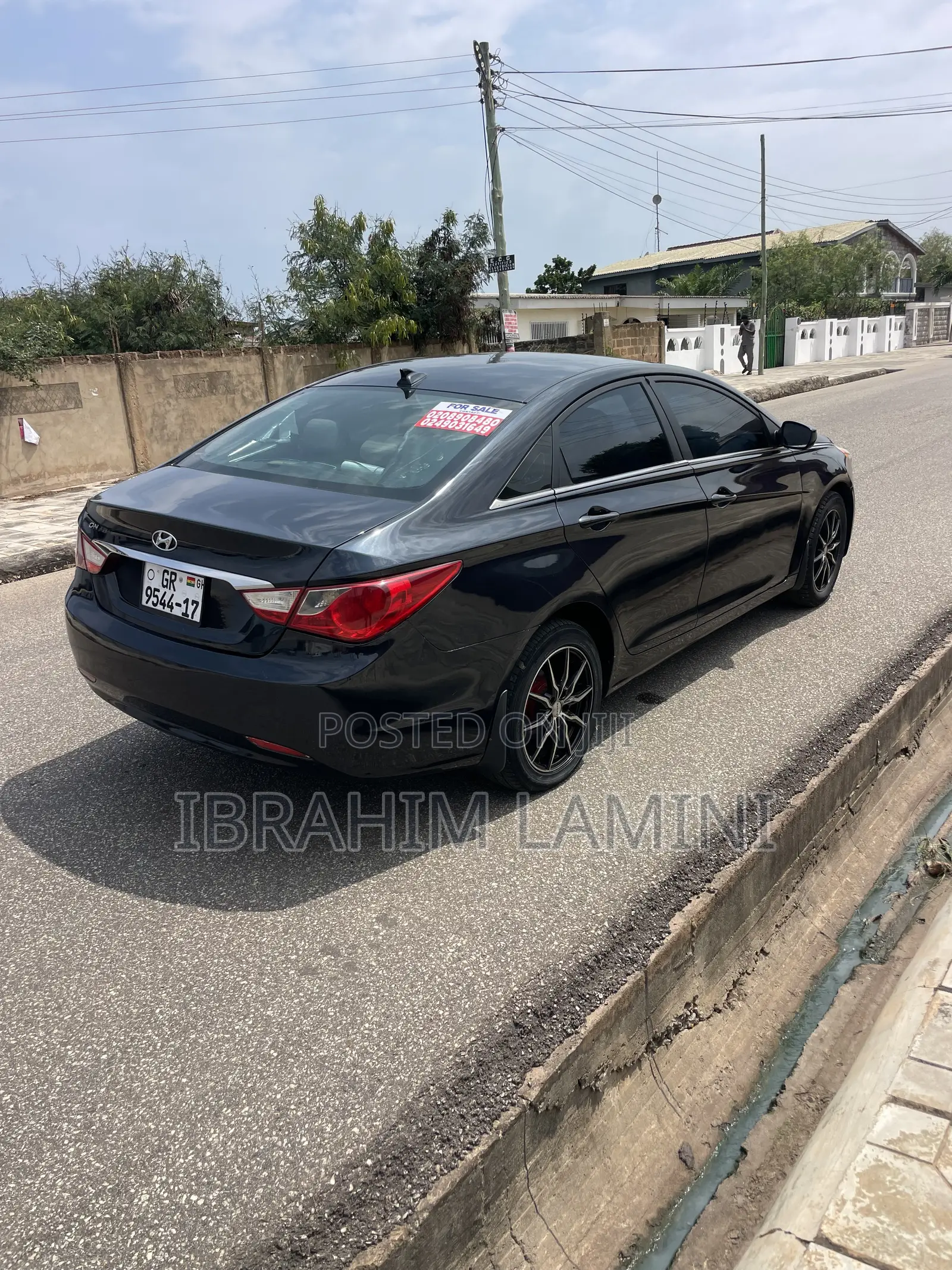 Hyundai Sonata Limited 2.0T Sedan (2.0L 4cyl 6A) 2013 Black