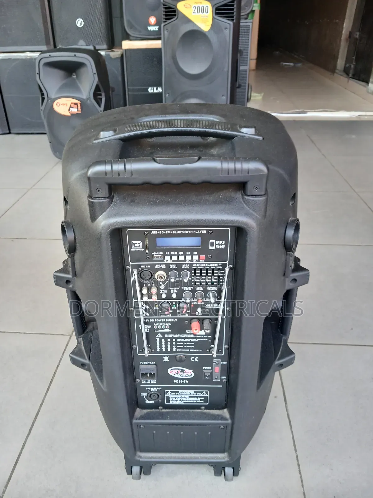 GLS Music PC15-7A 15Inches Rechargeable Speaker