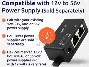 Gigabit Passive PoE Injector Power Over Ethernet