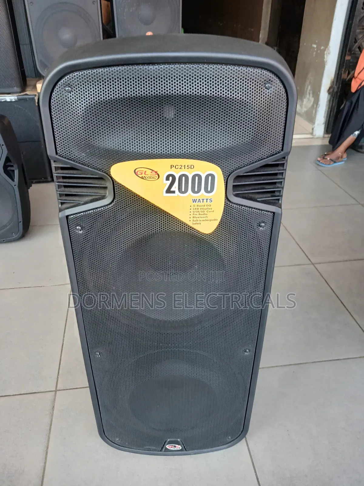 GLS Music PC215D Rechargeable Speaker Double