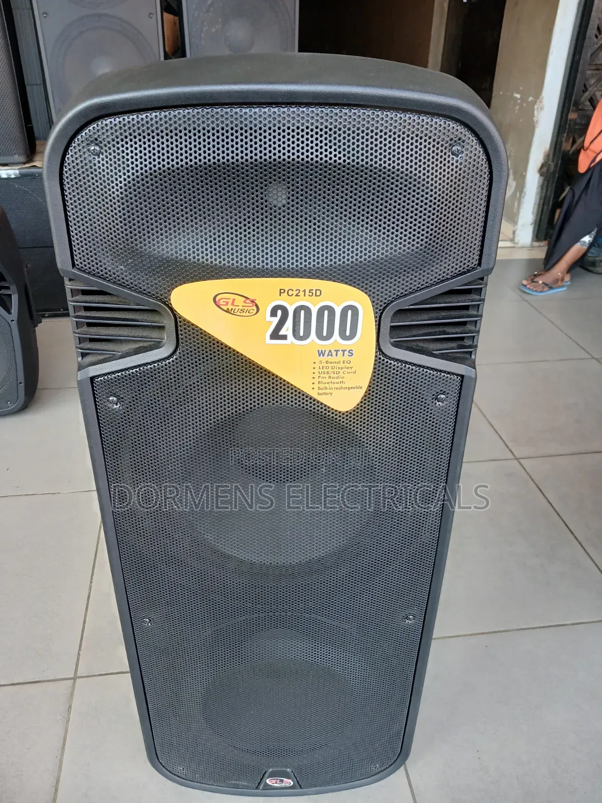 GLS Music PC215D Rechargeable Speaker Double