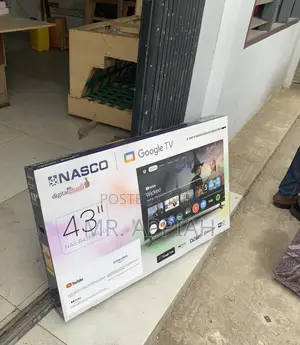 Extremely Adorable Nasco 43” Digital Satellite Smart TV(Black)