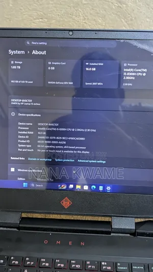 Laptop HP Omen 15 16GB Intel Core i5 HDD+SSD 1T