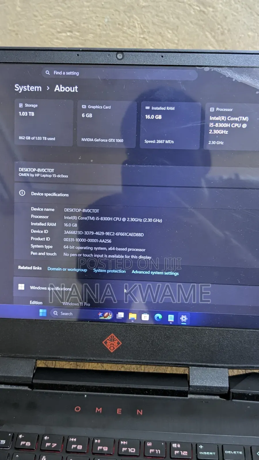 Laptop HP Omen 15 16GB Intel Core i5 HDD+SSD 1T