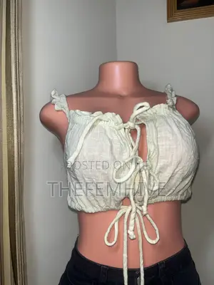 Yellow Urban Outfitters Crop Top Thrift