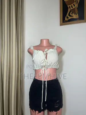 Yellow Urban Outfitters Crop Top Thrift