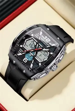 Lige Foxbox Digital Men Military 50m Waterproof Led Quartz Sport Watch