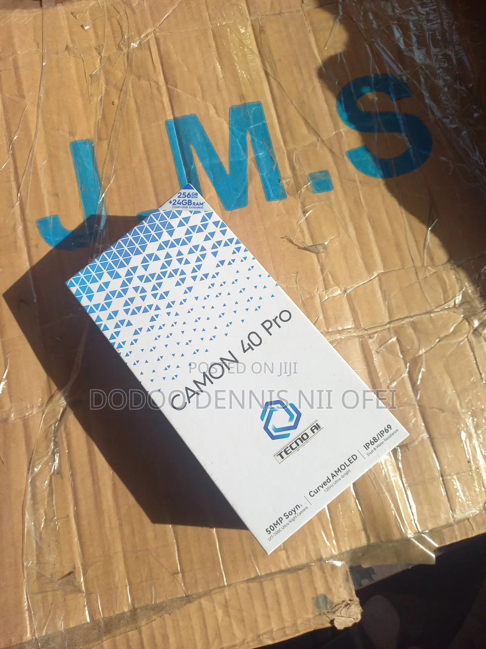 New Tecno Camon 40 Pro 5G 256 GB Black