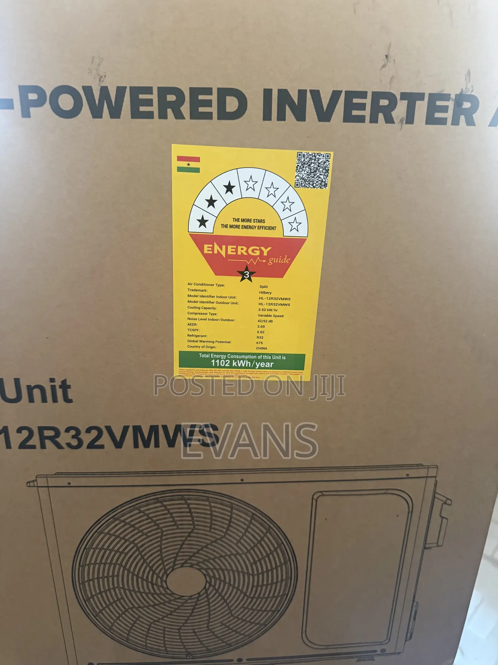 Hilbery R32 1.5 HP Inverter AC 3star Chills Like 2.0