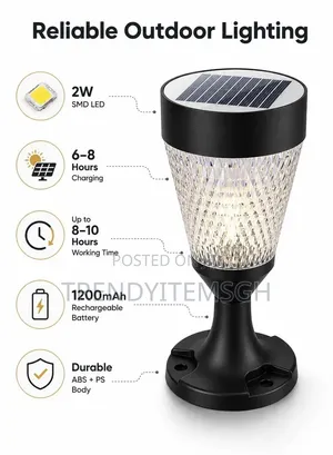 1200mAh Battery Solar Bowl Light LED Decorative Garden Lamp