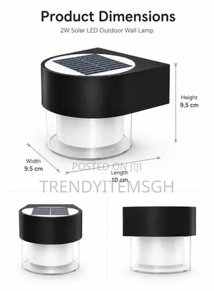 1200mAh Battery Solar Wall Light Dual-Color Outdoor SMD LED Light