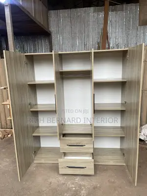 Modern 3-in-1 Wardrobe With Drawers Shelves