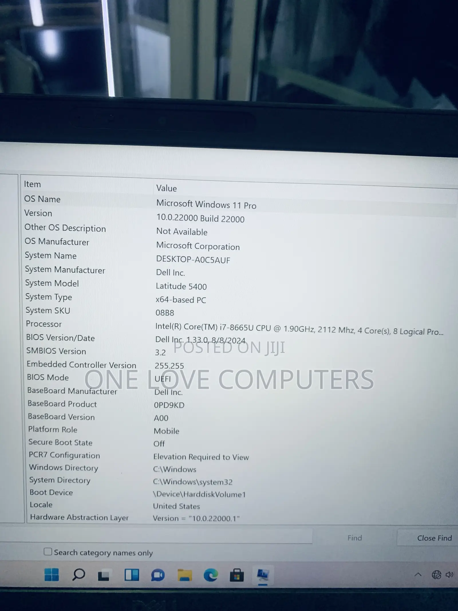Laptop Dell Latitude 5400 16GB Intel Core i7 SSD 256GB