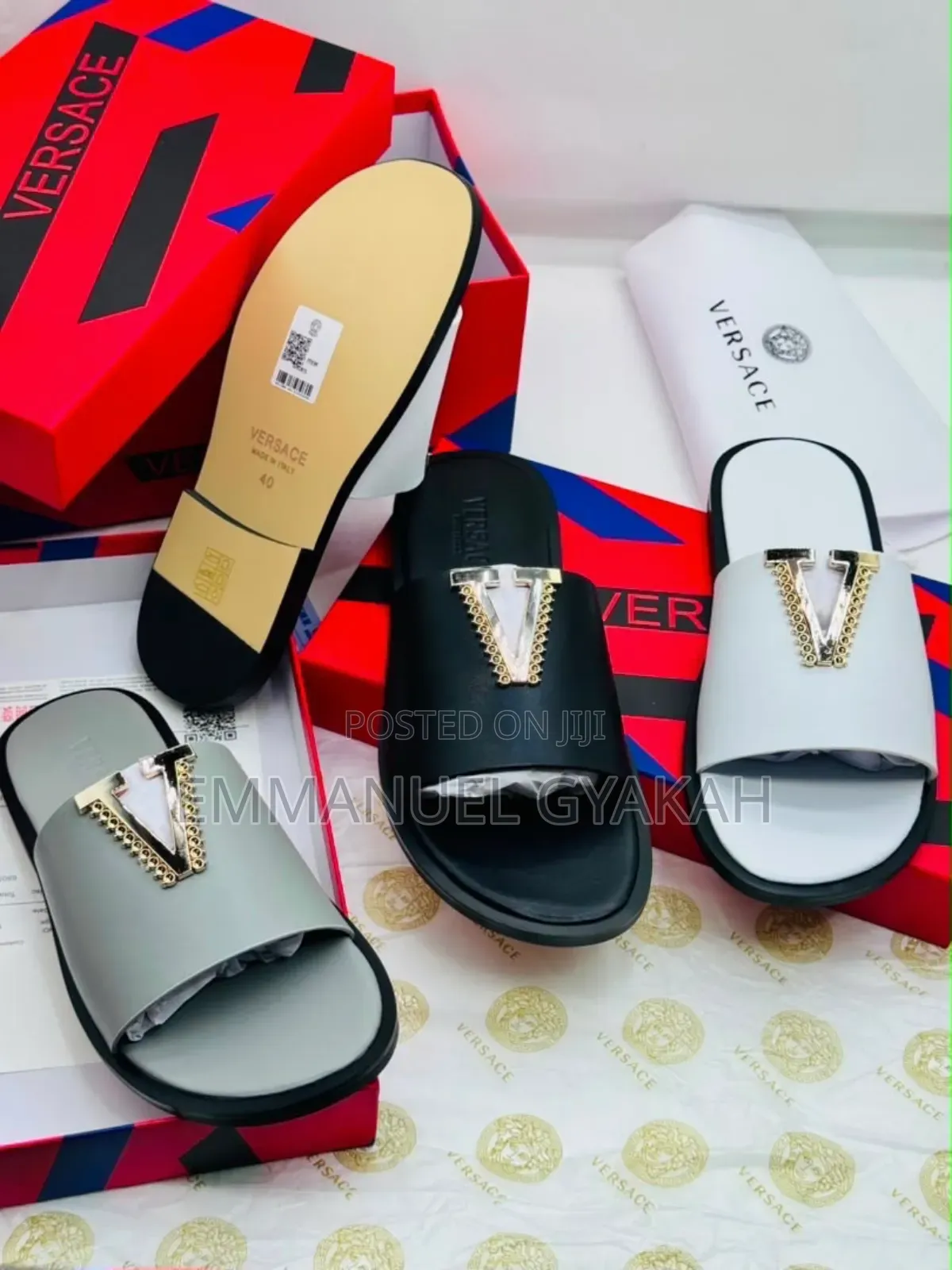 Quality Versace, Burberry, Balenciaga, Aristocrats Luxury Slippers