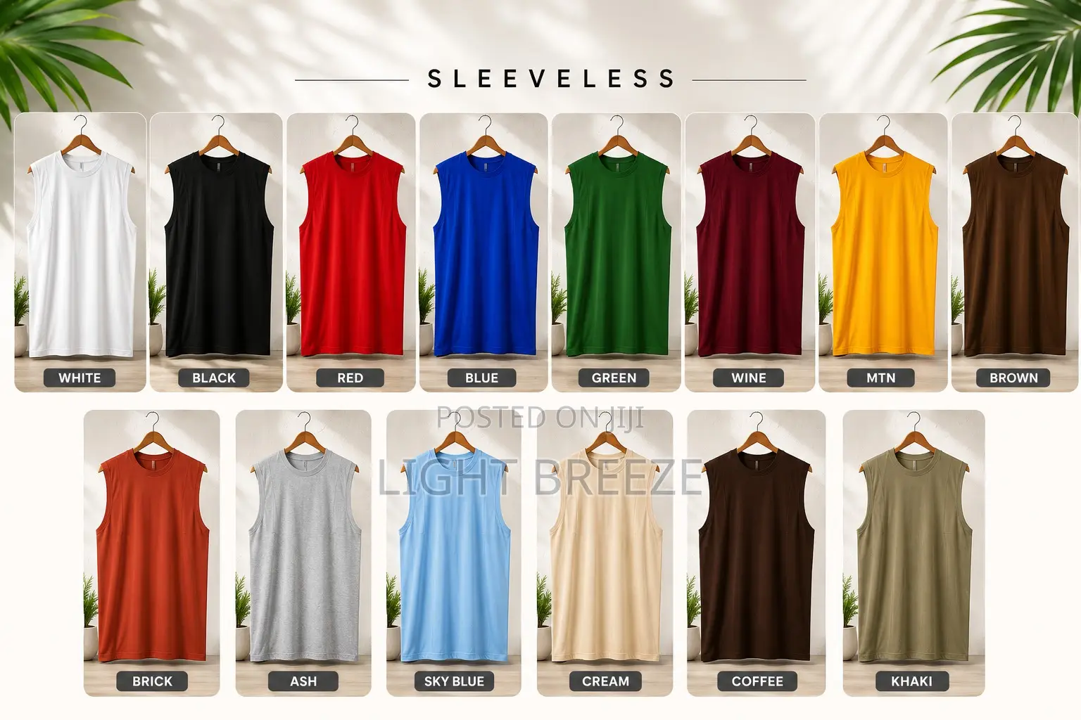 Plain Round Neck T-Shirt - Bulk Retail Available