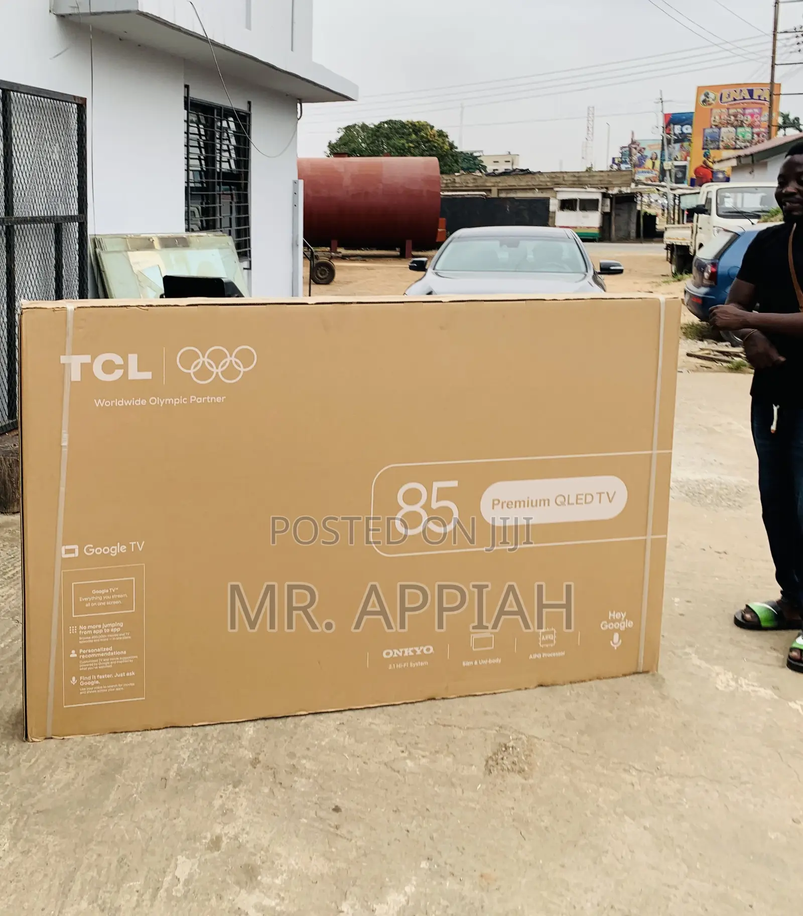 Super Classic TCL 85p7L 85” Qled Smart Google TV(Black) 