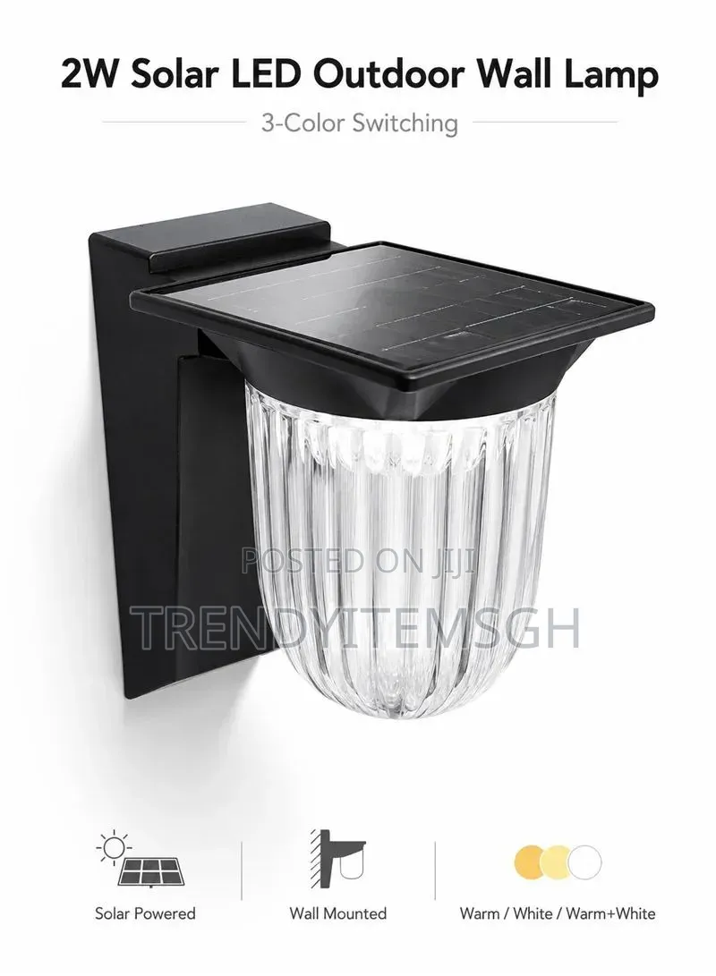 1200mAh Battery Solar Lantern Light Wall Lamp