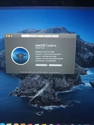 Laptop Apple MacBook Pro 2019 32GB Intel Core i9 SSD 1T