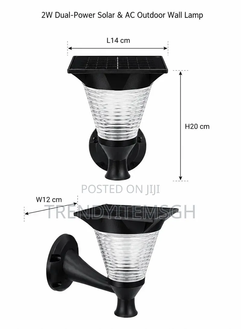 1200mAh Battery Solar Pathway Lamp LED Garden Yard Light
