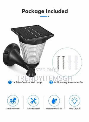1200mAh Battery Solar Pathway Lamp LED Garden Yard Light