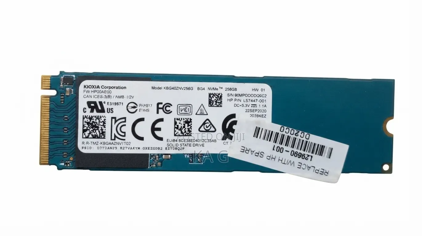 256 HP Original SSD Nvme and 8 Gig Ram
