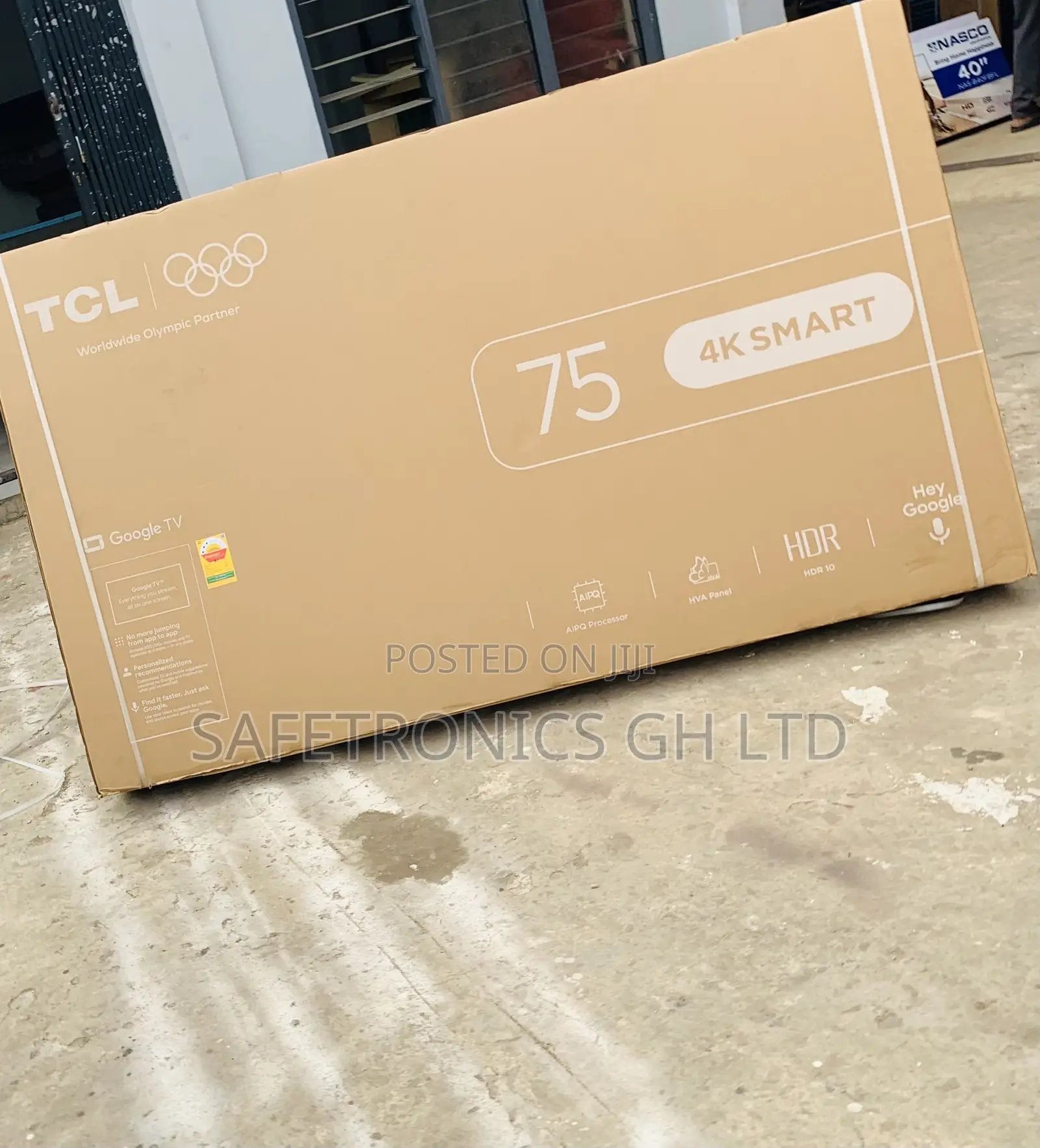 Secure New TCL 75 Inch Smart Uhd LED P635 TV